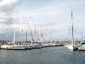 Moored in marina Sangulin