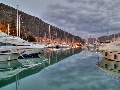 Dusk at the marina