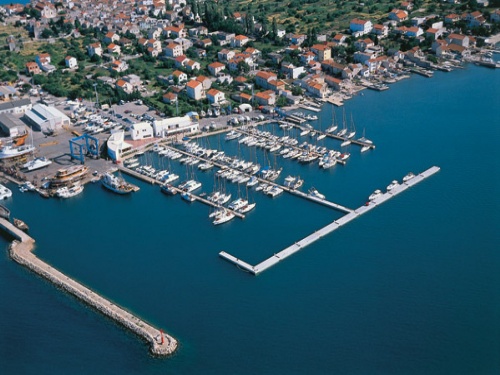 Bird view at Marina Betina