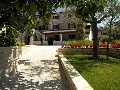 Garden and entrance